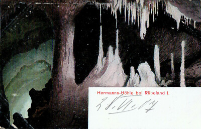 Hermanns cave near Rübeland I.   1907