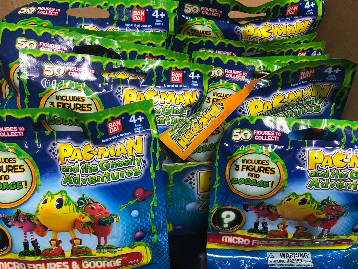 Pac-Man and the Ghostly Adventures Micro Figure and Gooage NEW