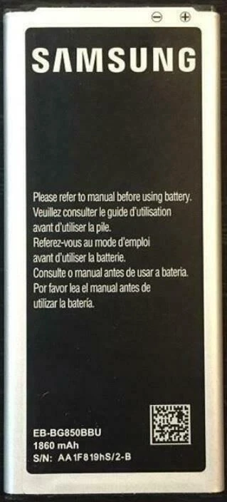 NUEVA Batería OEM Samsung EB-BG850BBU EB-BG850BBC para Galaxy Alpha SM-G850 Foto 2 de 4