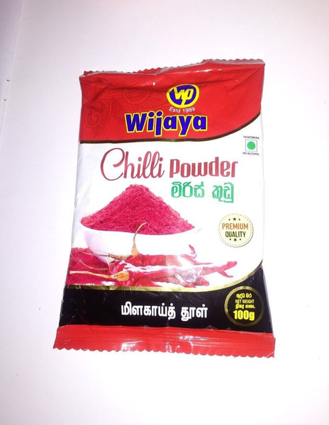 Wijaya Natural Orgánico Caliente Sabroso Chile Rojo Calidad Condimento Chile en Polvo