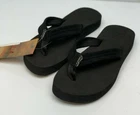 Reef Just Passing Through CUSHION BREEZE Black Flip-Flop Sandals Size 5-11 NEW