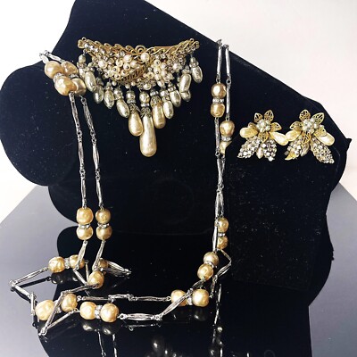 Extraordinary Complete Parure Set Original by Robert Haskell Era Jewelry