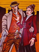 PENNY DREADFUL PAINTING eva green josh hartnett gothic horror showtime series 