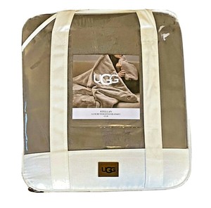 NWT UGG STELLAN LUXURIOUSLY SOFT FAUX FUR WEIGHTED BLANKET 48"x72"-FAWN