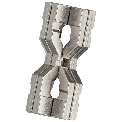 Metallpuzzle Cast Puzzle HOURGLASS Stufe 6 Rätsel Knobelspiel Geduldsspiel 3D