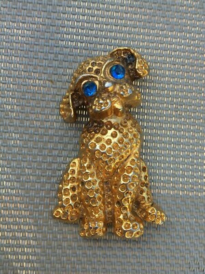 Broche Ancienne Vintage Motif Chien - Occasion, Traces D'usage