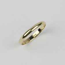 Men's 14k Yellow Gold 3mm Wedding Band Ring Size 12.75