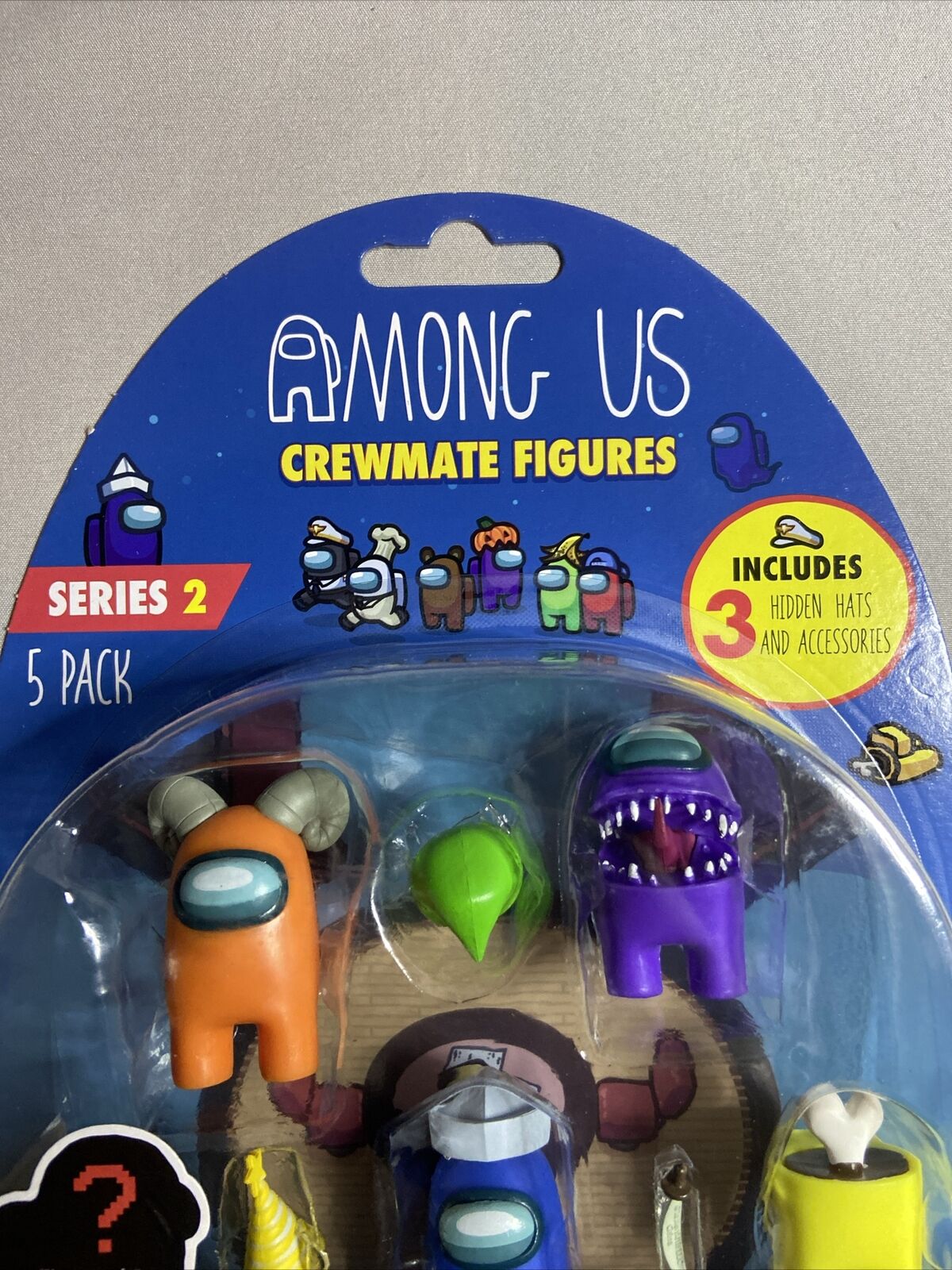 Among Us Crewmate Mini Figure 5 pack Series 2 Collection with Accessories NEW