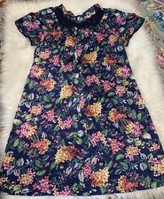 VTG Vanity Fair Nightgown Dress Satin Floral Medium Made in USA Button Up