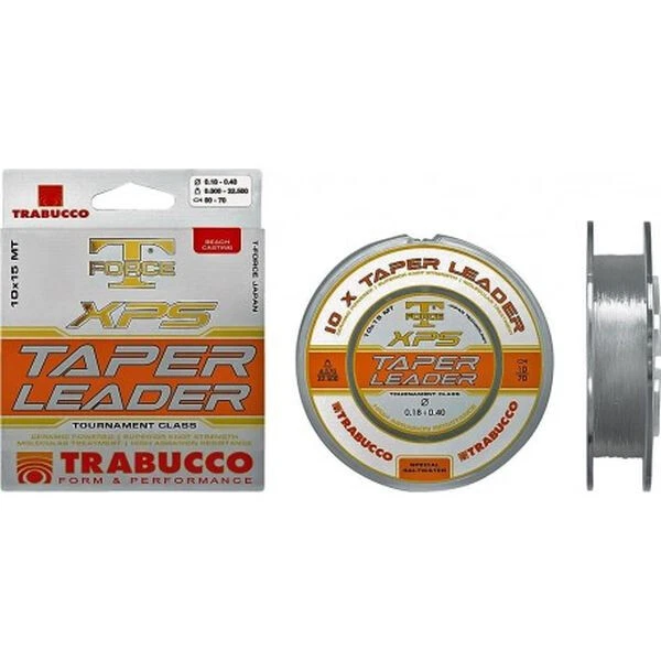 SHOCK LEADER TRABUCCO XPS TAPER LEADER FILO MONOFILO CONICO SURF CASTING PESCA - Immagine 2 di 2