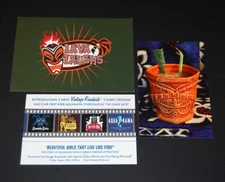 Lot of 3 Vintage Ad Cards from Vintage Roadside, 5 Minutes of Rum, & Lava Laughs