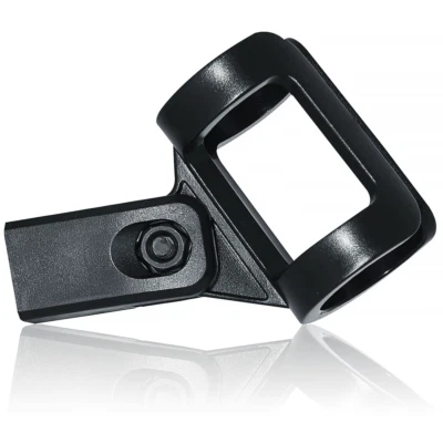 W-AUDIO QTX Unbreakable Molded Rubberised Microphone Mic Holder Stand Clip 40mm Flexible