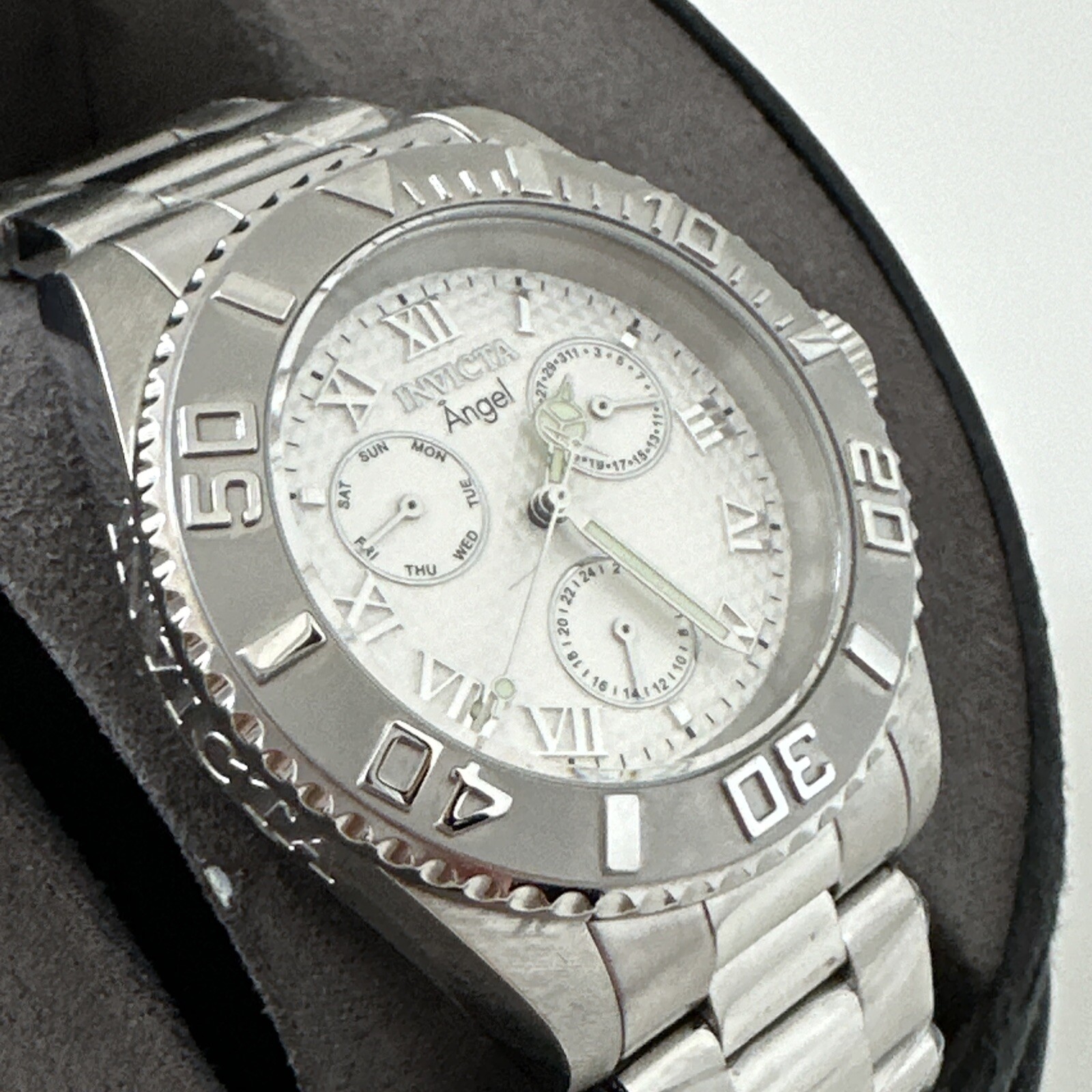 INVICTA Angel Multi-Function Silver Dial Stainles… - image 4
