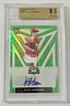 Kyle Harrison 2020 Leaf Valiant Green XRC Rookie Auto /99 BGS 9.5/10 Gem Mint