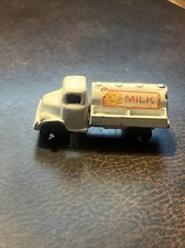 Vintage 1950s Cheap Metal Toy Milk Truck