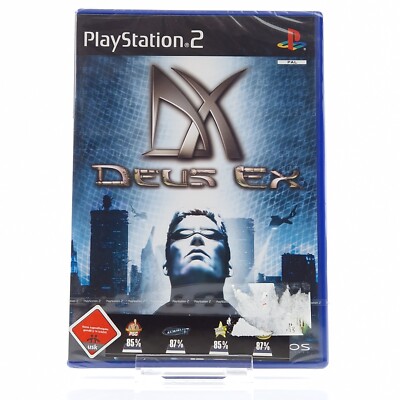 Playstation 2 Spiel : Deus EX - PS2 Factory SEALED NEU NEW / OVP PAL USK18