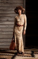 with tags Polo Ralph Lauren Women Beige Multi Southwestern Cotton Henley G1N