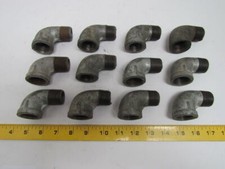 3/4"NPT Malleable Iron Galvanized Street Elbow 90deg Class 150 Lot of 12 USA