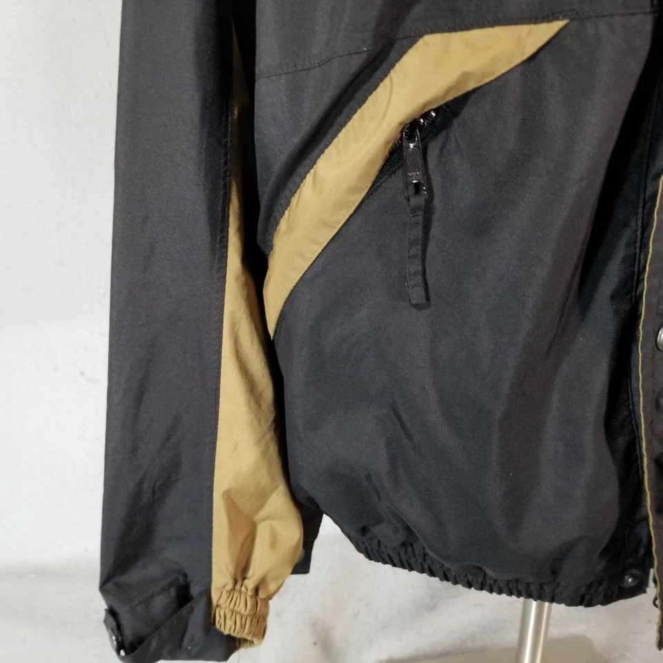 Chaqueta Dry Joys by FootJoy viento lluvia para hombre grande negra marrón golf exterior FJ Foto 4 de 4