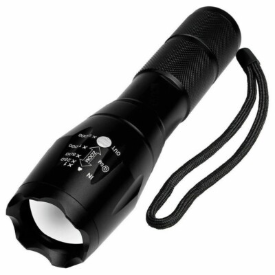 Jason Hanson Seal Torch 2000 Zoomable Metal Flashlight 2000 Lumen Brightness