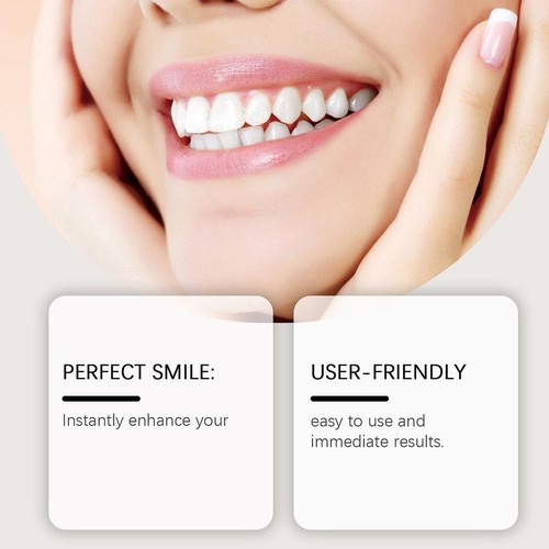Braces Tooth Denture Veneers Snap On False Teeth Upper Lower Fake Cover Denta l - Picture 14 of 16