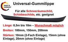 Universal Gummi Schürfleiste 10 15 20mm | 10...