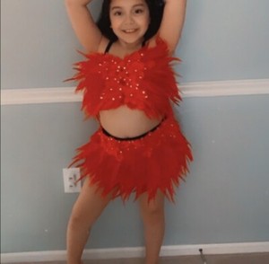 girls jazz dance costume