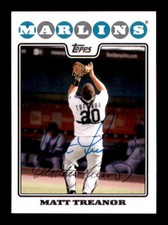 2008 Topps - Matt Treanor - On Card Autograph