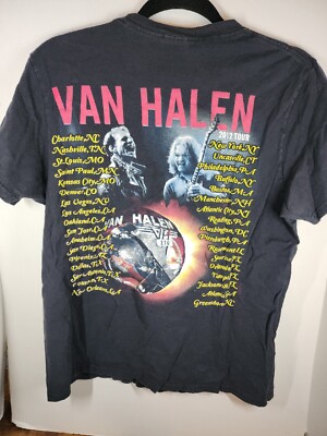 Van Halen タトゥーアート Tシャツ 2012ツアー VAN HALEN 2012 TOUR TEE 「タトゥー、サイズ2XL」｜SAFARI