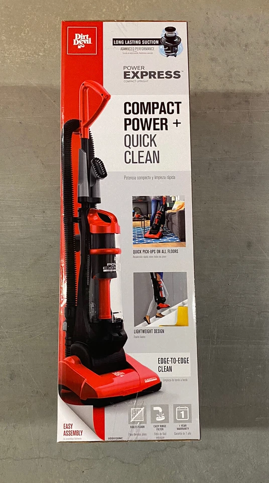 New Dirt Devil Vacuum Power Express Compact Bagless Upright Lightweight Powerful - Image 2 of 3