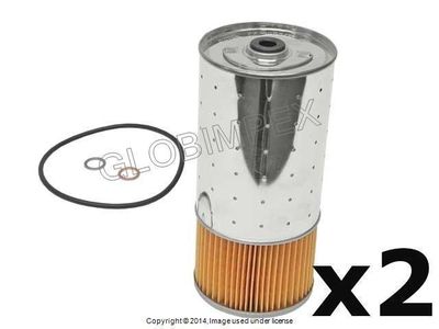 Mercedes w123 300d cd300td (1977-1985) Oil Air Filters Kit (2) MANN OEM