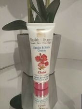 H B 180 ml 6.12 oz Dead Sea Minerals Hand Nail Cream With Orchid Extract