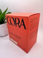 Cora Peace of Mind Overnight Pads 100 Organic Cotton with Wings 32Ct