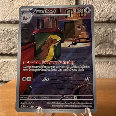 Pokémon TCG Gumshoos 153/132 Meg en Mega Evolution Illustration Rare Card