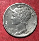 1930S US Mercury SILVER Dime "San Francisco" Mint! XF! SHARP! Lower Mintage!