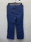 Chico's Women's Medieval Blue So Slimming 180 Juliet Kick Flare Crop Pants Sz 1 — photo 2