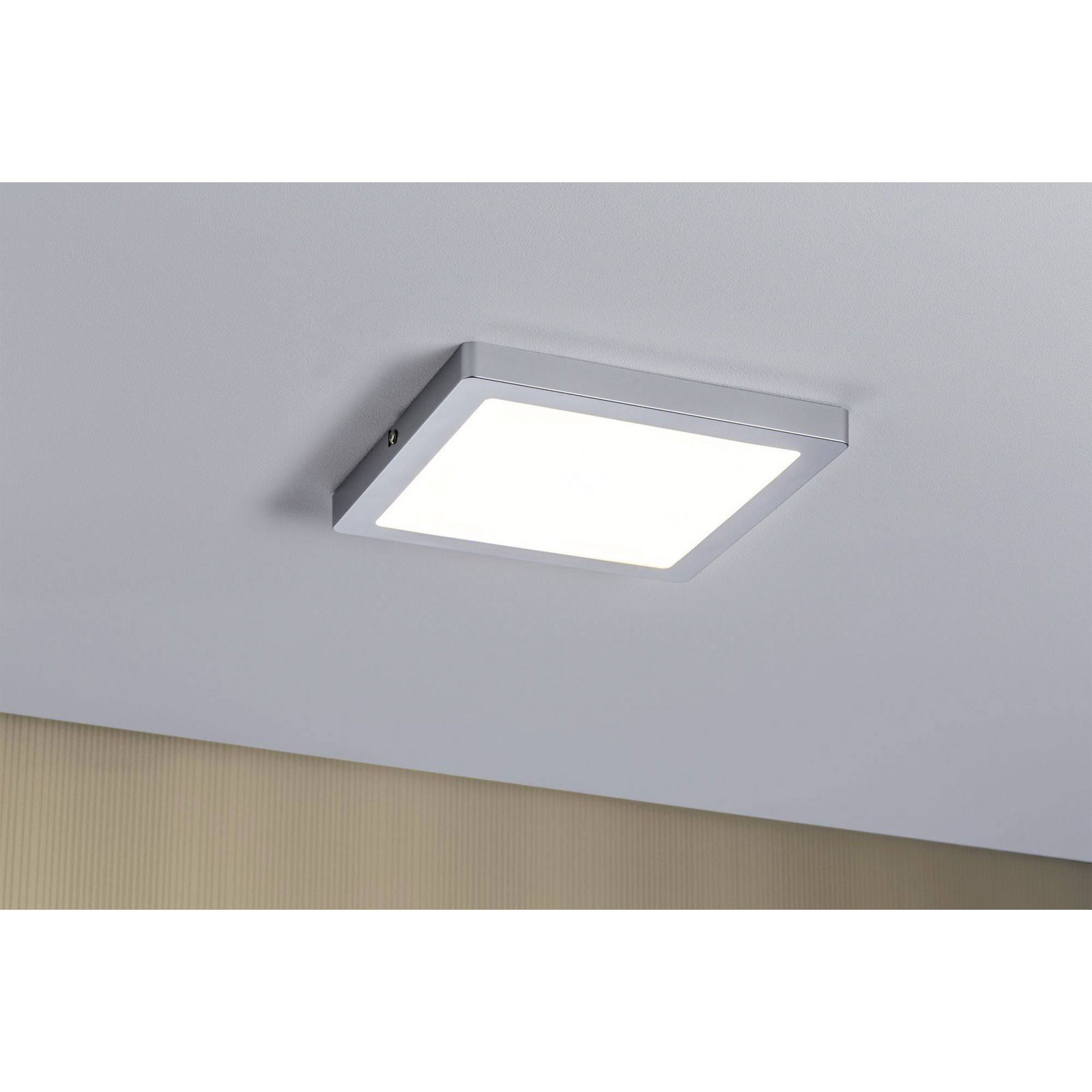 Paulmann Atria LED Panel 20W Warm White Chrome Matt 20mm Height