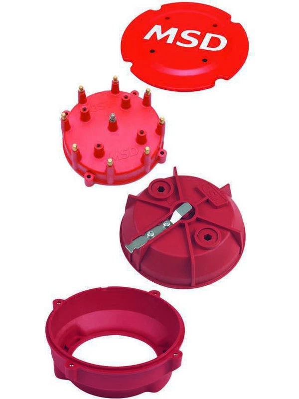 MSD Distributor Cap & Rotor Kit S/S Terminal Clamp-Down Pro-V8 Kit (MSD-7 (7445) - Image 2 of 4