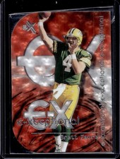 2000 Fleer E-X Brett Favre E Xceptional Red #3 XC Packers