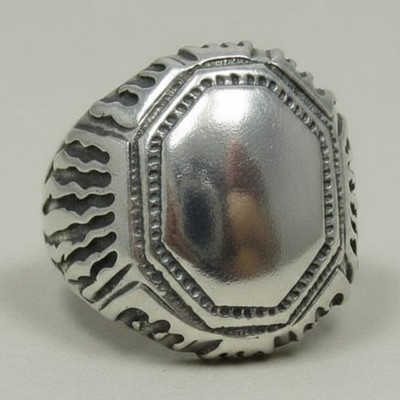 Genuine Sterling Silver Mens Ring Solid Hallmarked 925 Handmade