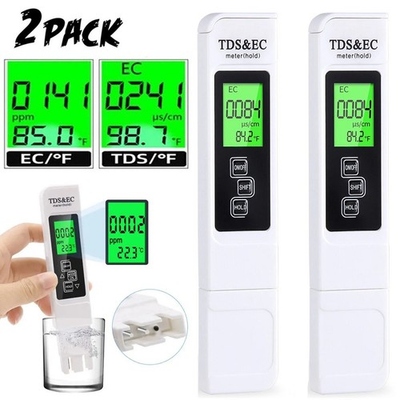 #ad 0 9990ppm 2PC TDS Meter Digital Tester Water Quality Testing Kits Drinking Water $9.96
