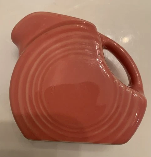 Fiesta Mini Disc Pitcher Flamingo | Fiestaware Creamer or Syrup Dispenser