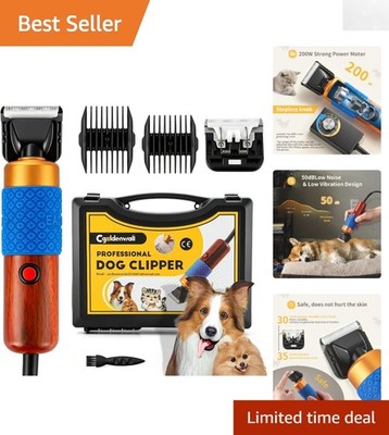 Durable Dog Shears with Titanium & Ceramic Blades - Safe Grooming for All Breeds