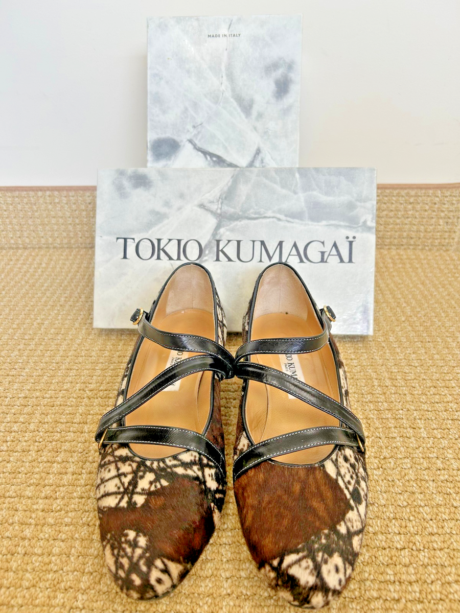 Tokio Kumagai ハイヒール Rare Vintage TOKIO KUMAGAI PARIS 1980s Fantasia Pumps EUR Size