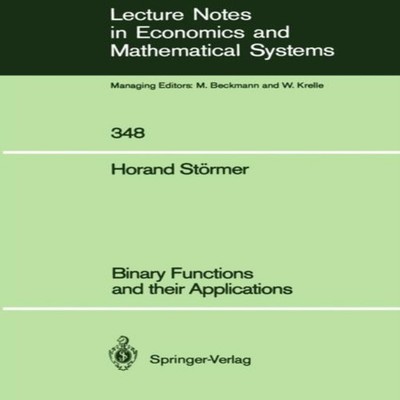Binary Functions and their Applications Springer Nature B.V. Pape