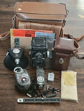 Rolleiflex 3.5B MX-EVS Film Camera with Flash  Extras - See Pictures  Read
