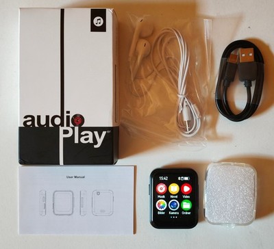 MP3-Musikplayer mit Bluetooth 5.4 HiFi MP4 Voll-Touchscreen