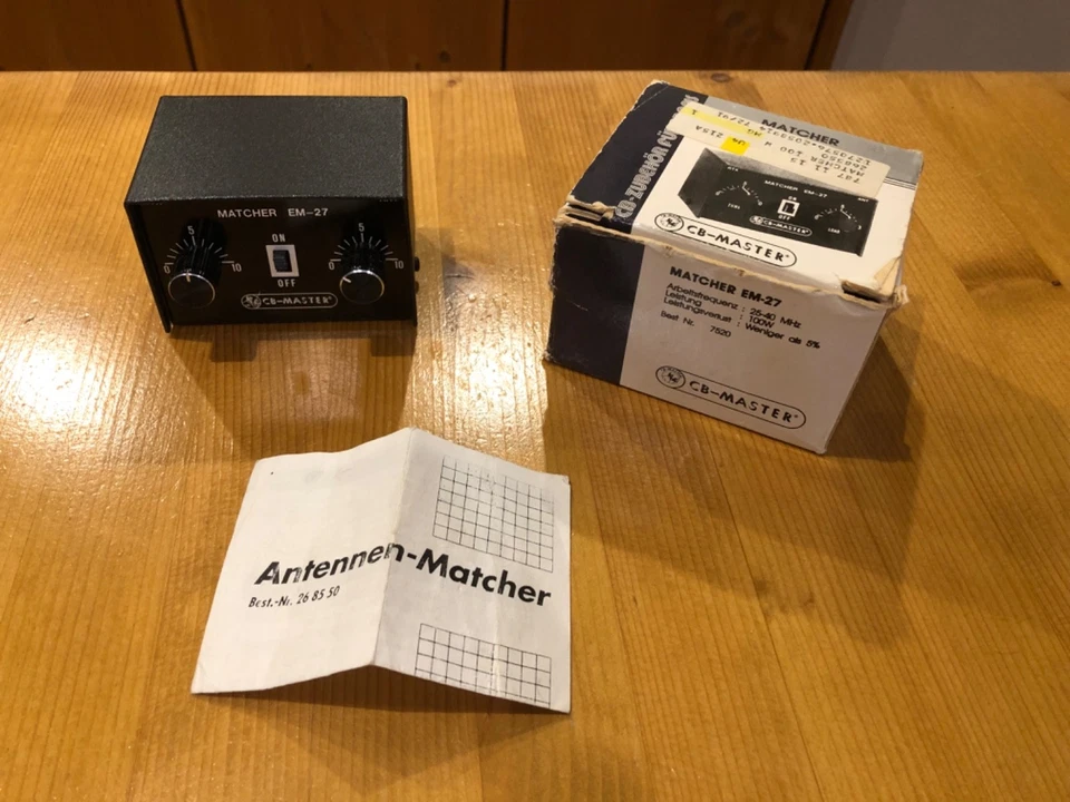 CB-Master Matcher EM-27 Albrecht 100 Watt Matchbox CB Funk Amateurfunk - Bild 2 von 4