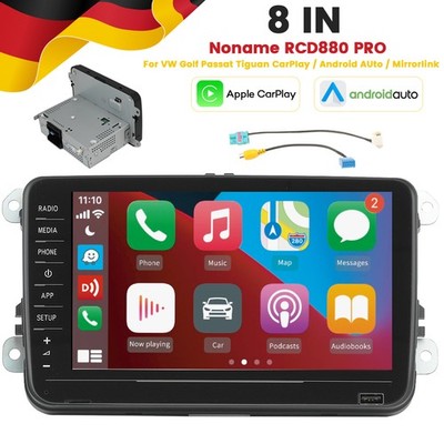 8inch  Autoradio Stereo Carplay Android Auto RCD330 RCD880 Für VW Golf Tiguan CC