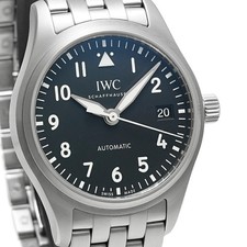 IWC Pilot'S Watch IW324010 Black Case Size 36mm x 36mm Men's Used Watch #31031 5